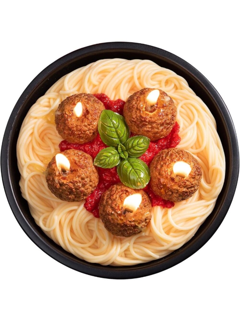 Realistic Meatball Spaghetti Wax Candle | Unique Home Decor | Gift Idea